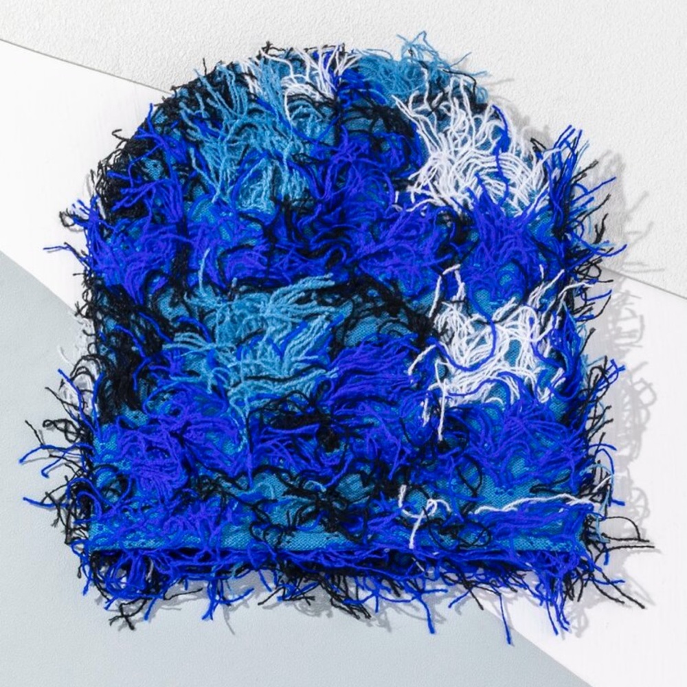 Messy Knit Beanie With Ins Style Cold Hat